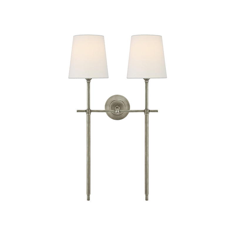 Bryant Wall Light | Brass & Fabric | Indoor
