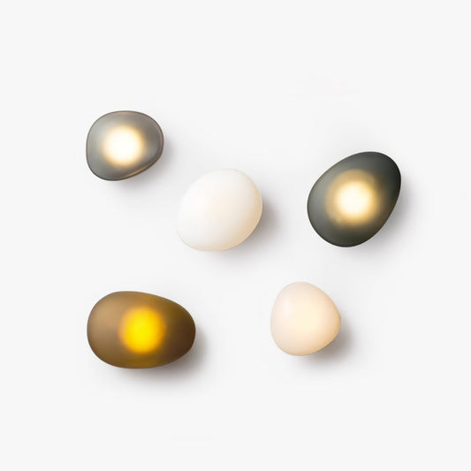 Bubble Glass Wall Lamp | Metal & Glass | Dimmable, Multi-Color Options