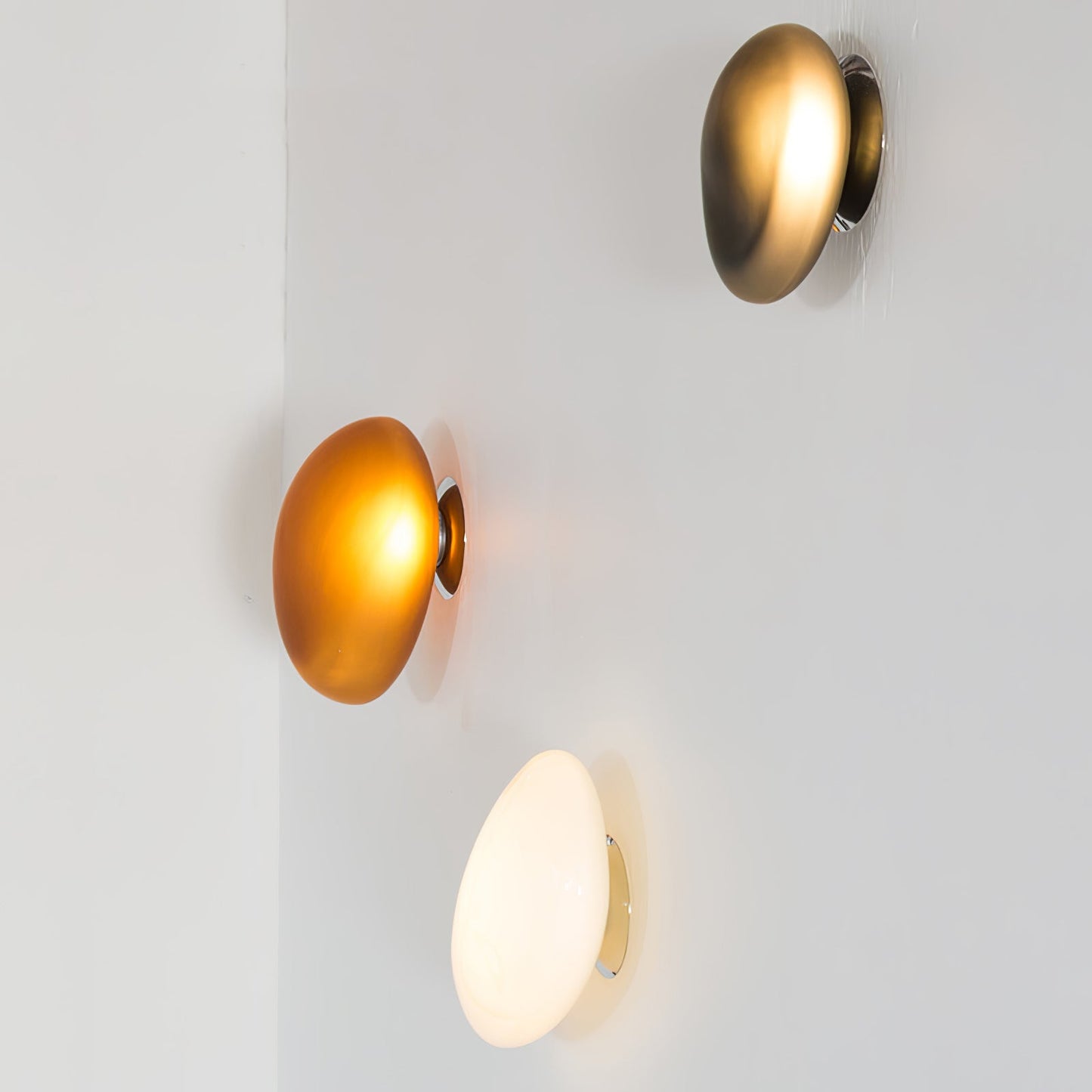 Bubble Glass Wall Lamp | Metal & Glass | Dimmable, Multi-Color Options