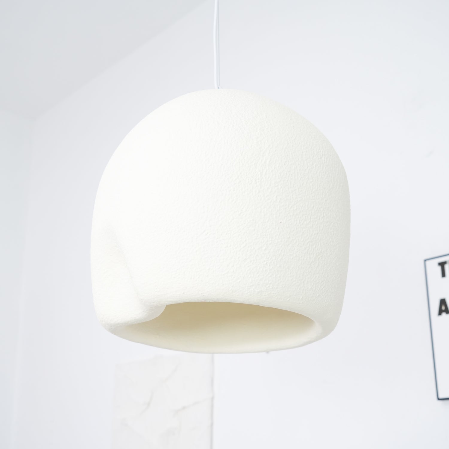 Bucket Pendant Lamp | Metal & Polystyrene | Grey