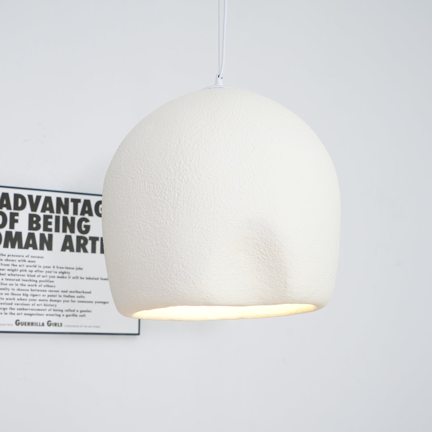 Bucket Pendant Lamp | Metal & Polystyrene | Grey