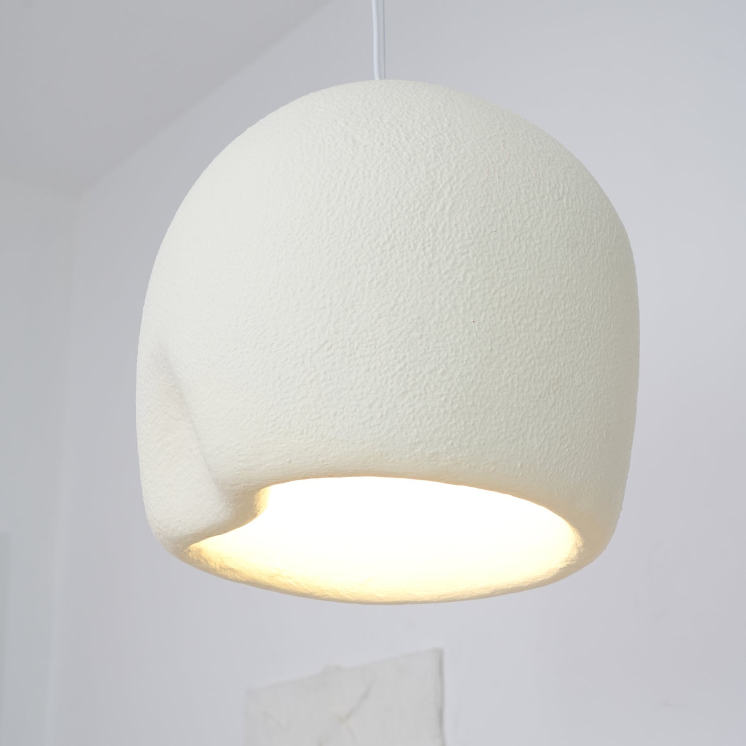 Bucket Pendant Lamp | Metal & Polystyrene | Grey