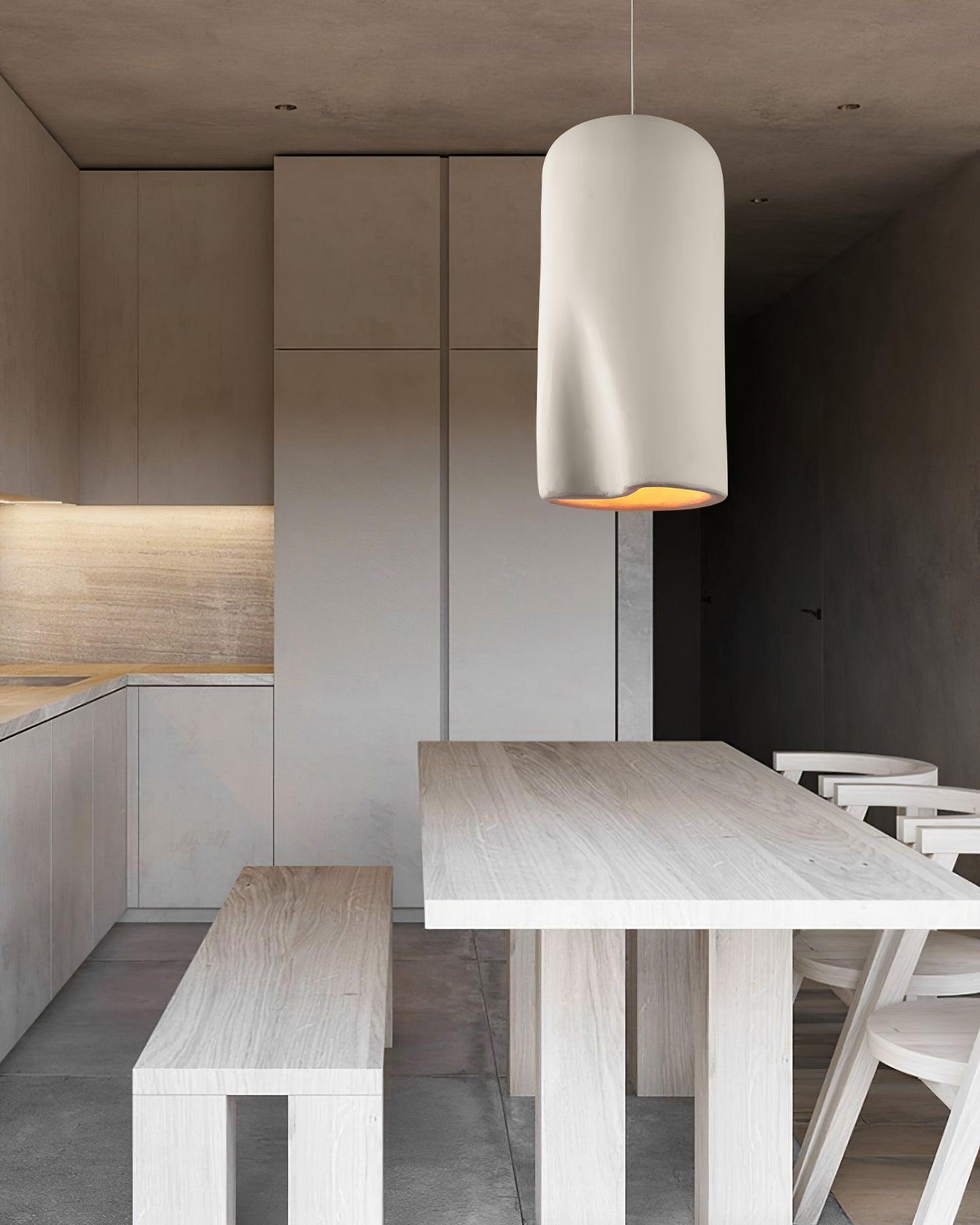 Bucket Pendant Lamp | Metal & Polystyrene | Grey