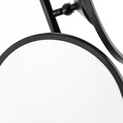 Bulat Floor Lamp | Antique Black Metal & Frosted Glass | 152cm Height