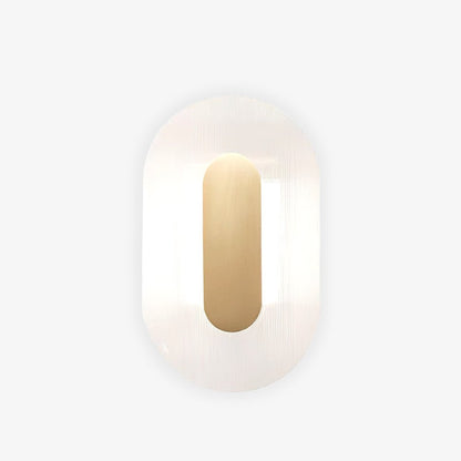 Button Wall Lamp | Brass Structure | Gold