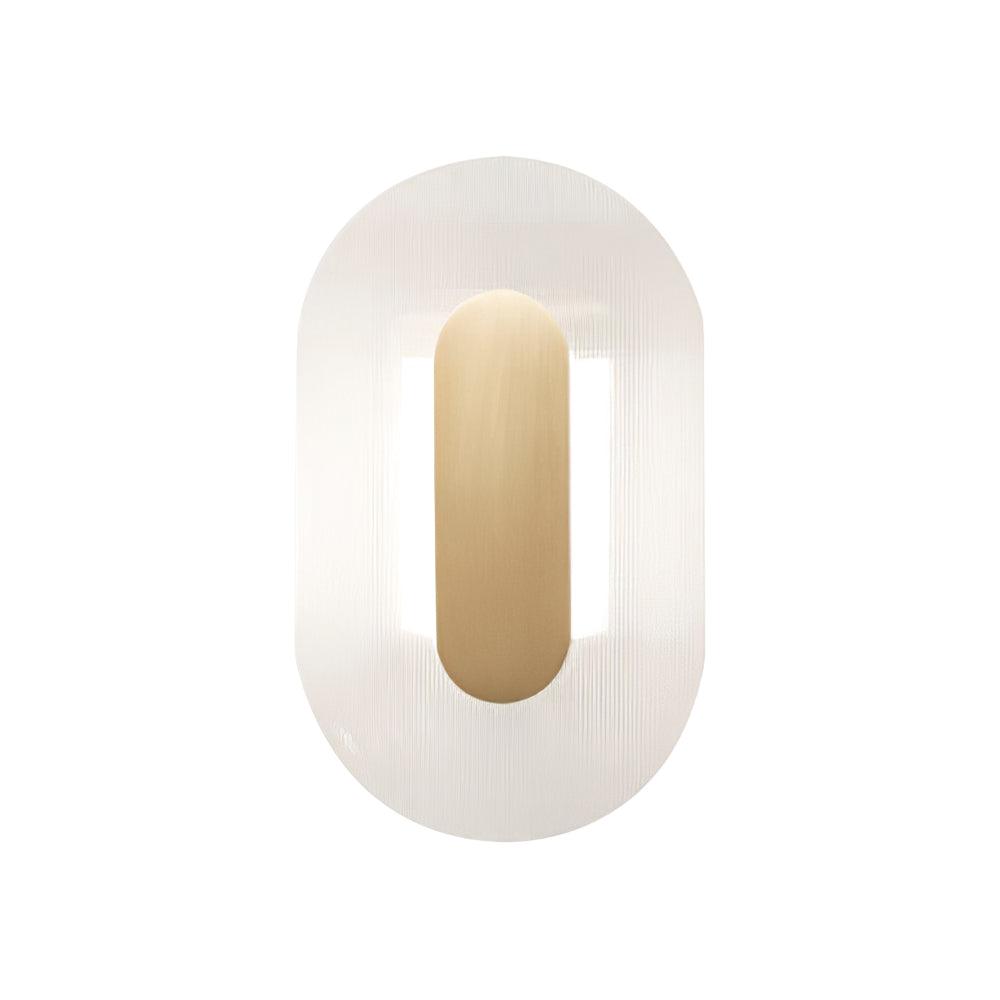Button Wall Lamp | Brass Structure | Gold