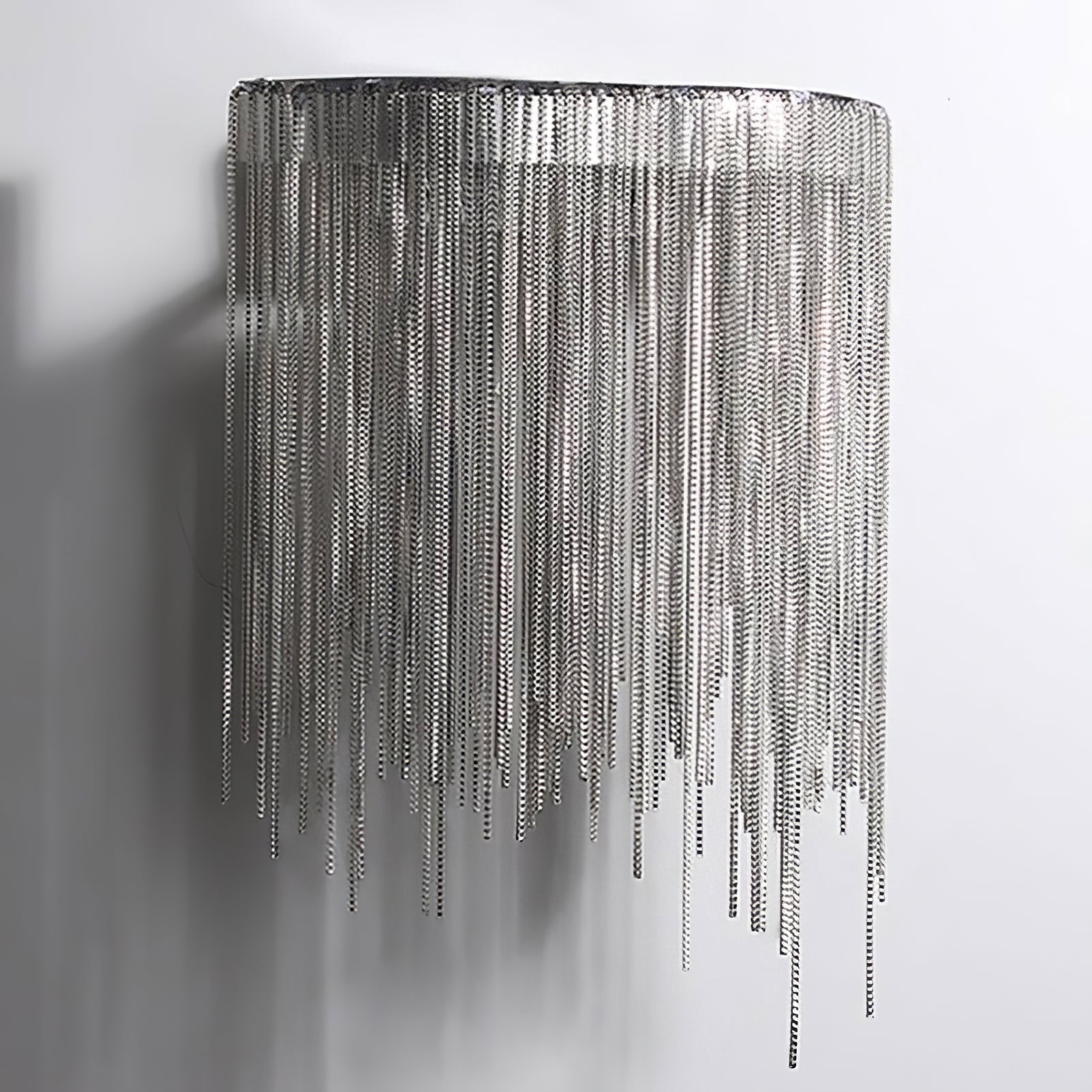 Cadena Tassel Wall Lamp | Metal & Stainless Steel | Gold or Chrome
