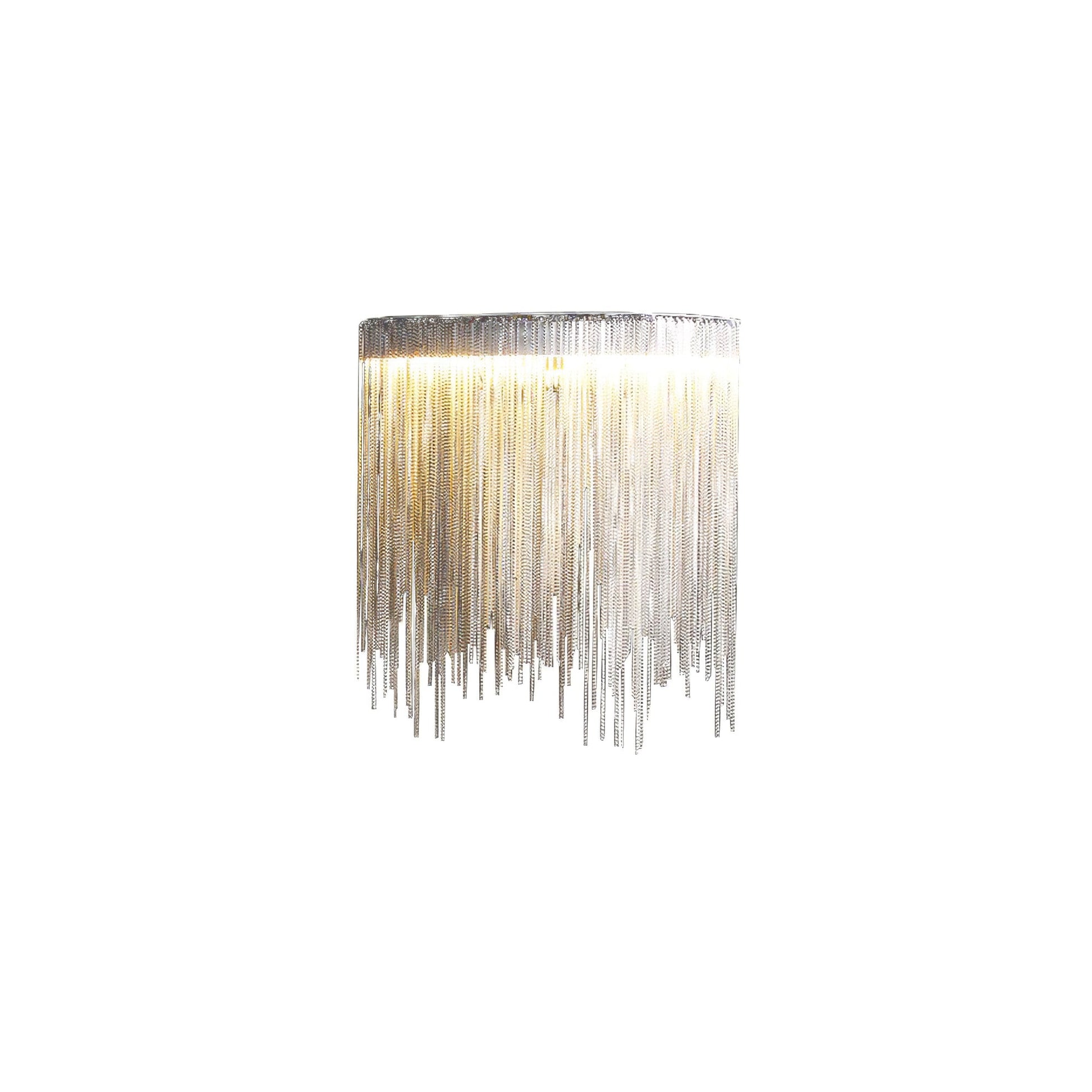 Cadena Tassel Wall Lamp | Metal & Stainless Steel | Gold or Chrome