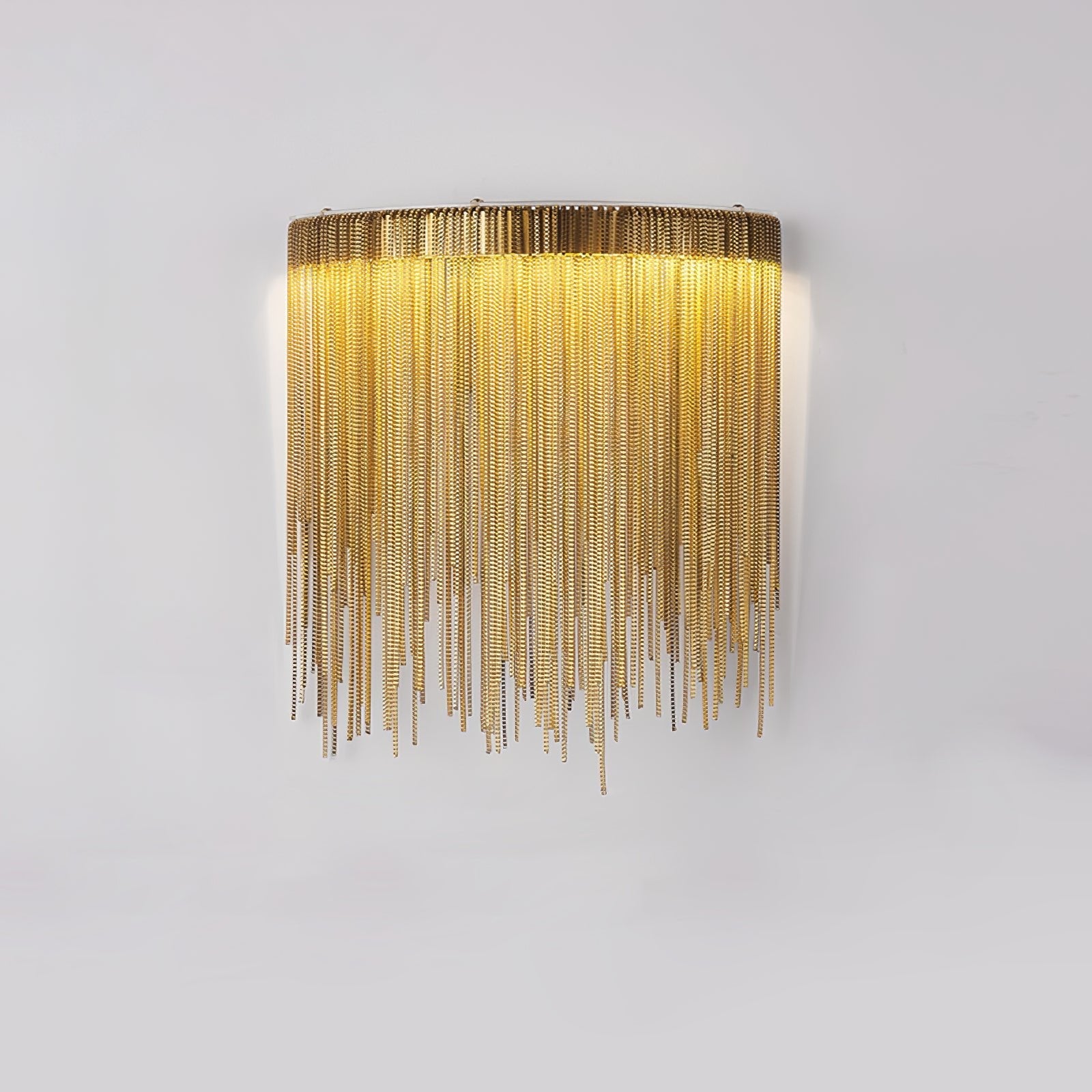 Cadena Tassel Wall Lamp | Metal & Stainless Steel | Gold or Chrome