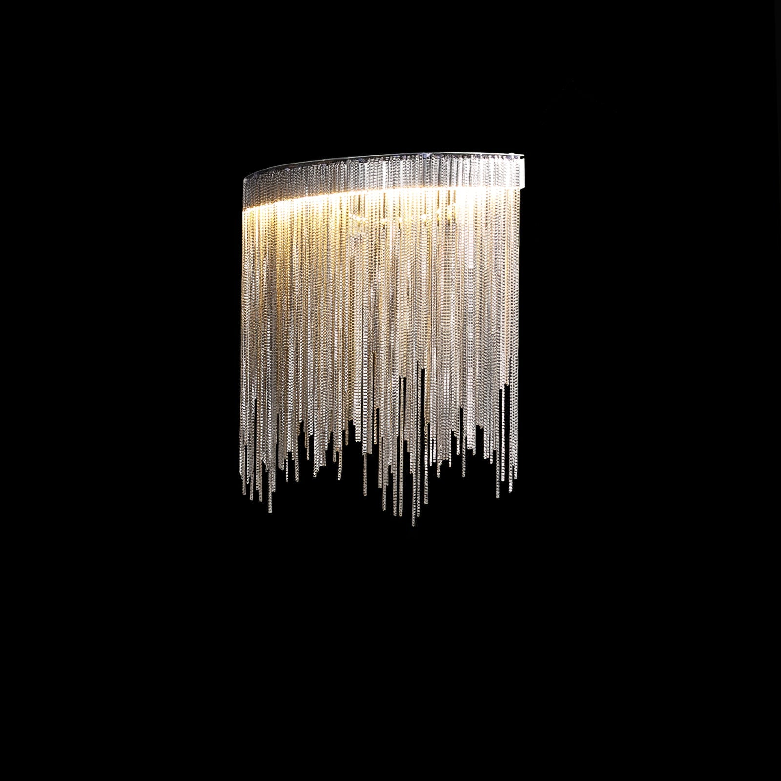 Cadena Tassel Wall Lamp | Metal & Stainless Steel | Gold or Chrome