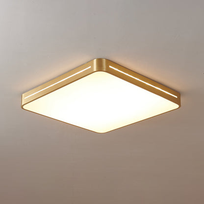 Caelum Ceiling Light | Brass & Acrylic | White