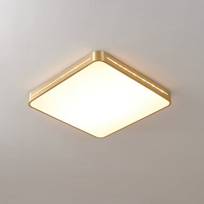 Caelum Ceiling Light | Brass & Acrylic | White