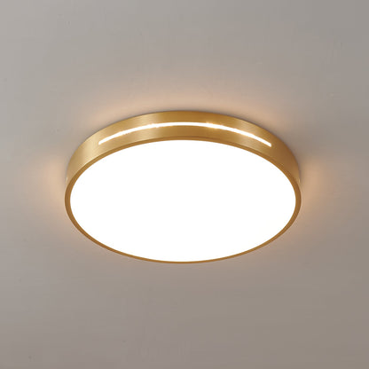 Caelum Ceiling Light | Brass & Acrylic | White