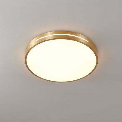 Caelum Ceiling Light | Brass & Acrylic | White