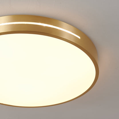 Caelum Ceiling Light | Brass & Acrylic | White