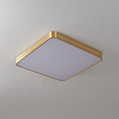 Caelum Ceiling Light | Brass & Acrylic | White