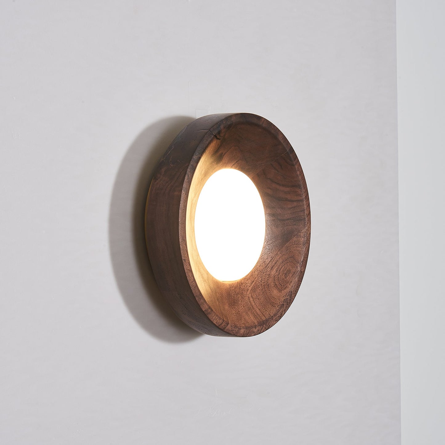 Caldera Wall Lamp | Wood & Acrylic | Walnut