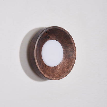 Caldera Wall Lamp | Wood & Acrylic | Walnut