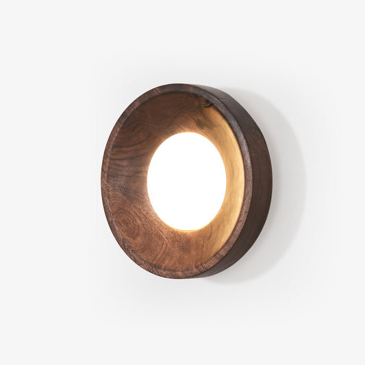 Caldera Wall Lamp | Wood & Acrylic | Walnut