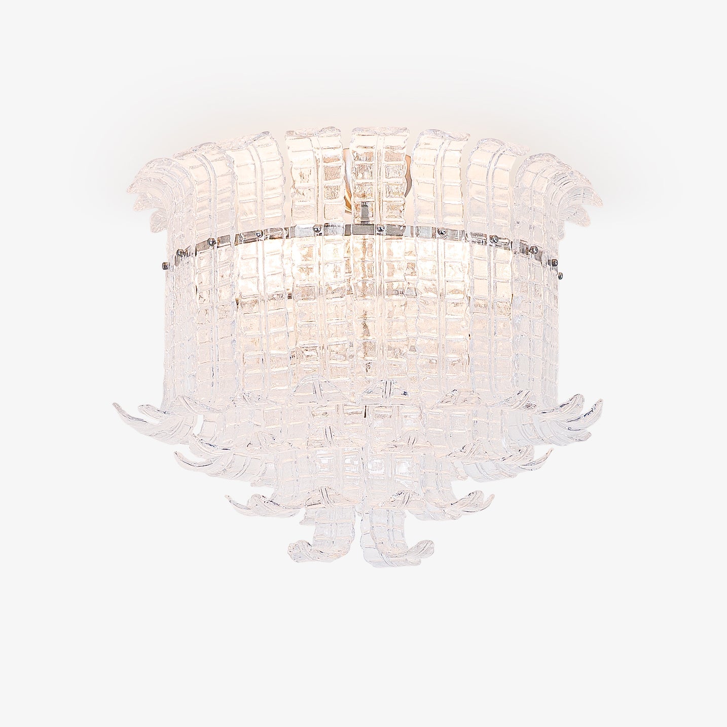 Calista Murano Glass Ceiling Lamp | Murano Glass | Chrome