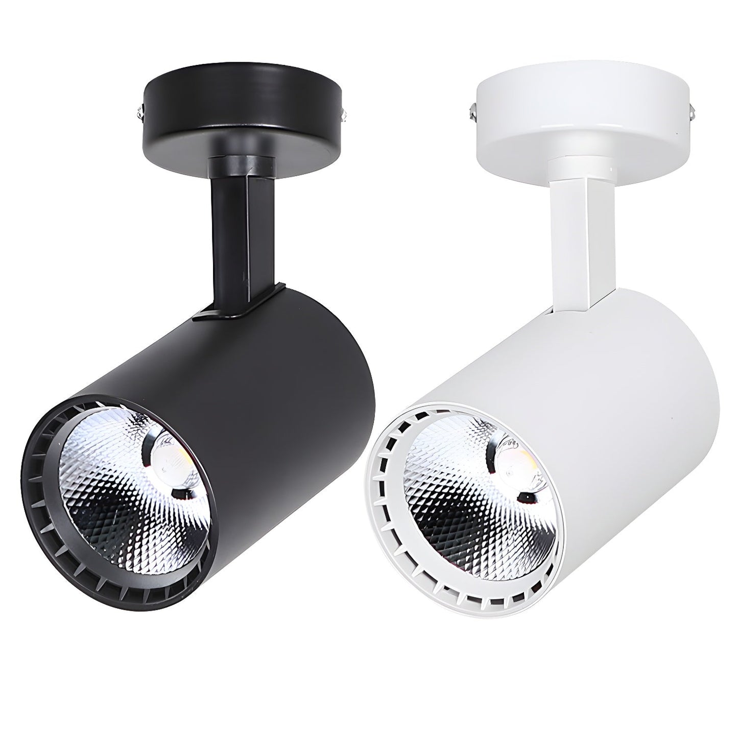 Calla Beam Spotlight | Metal, Aluminum, Acrylic | Black, White