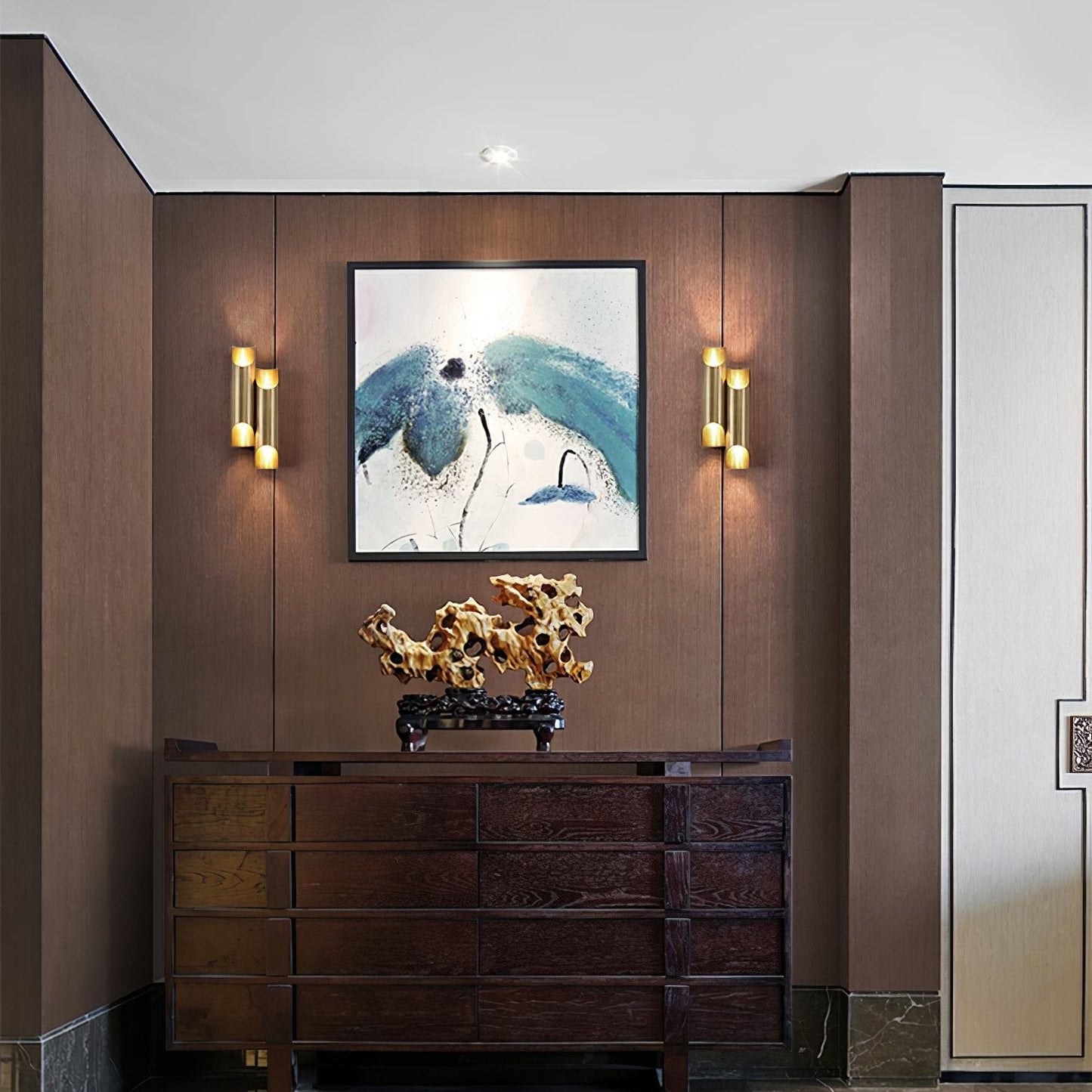 Callahan Brass Wall Lamp | Brass | Dual-tube design