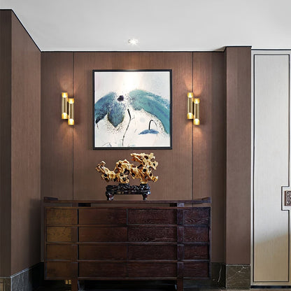 Callahan Brass Wall Lamp | Brass | Dual-tube design