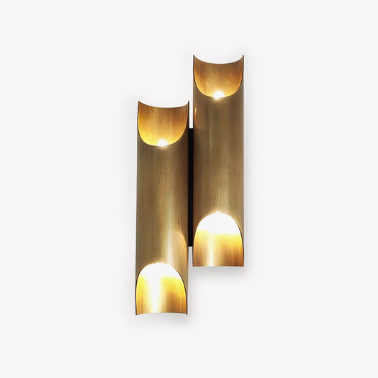 Callahan Brass Wall Lamp | Brass | Dual-tube design