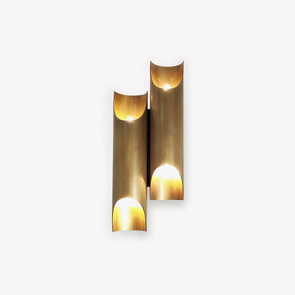 Callahan Brass Wall Lamp | Brass | Dual-tube design