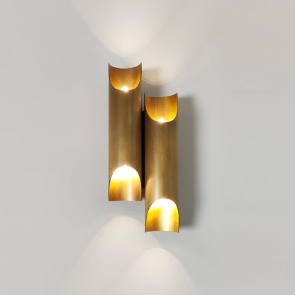 Callahan Brass Wall Lamp | Brass | Dual-tube design