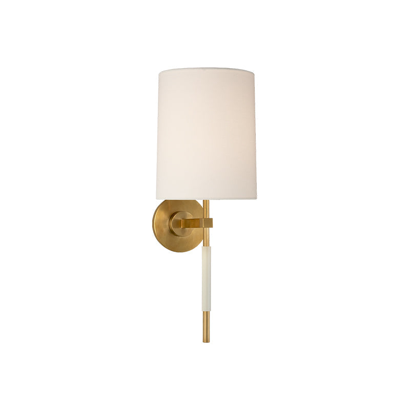 Callie Wall Lamp | Brass Finish | White Shade