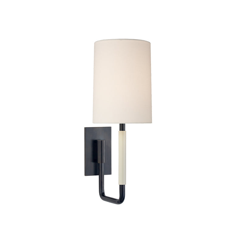 Callie Wall Lamp | Brass Finish | White Shade