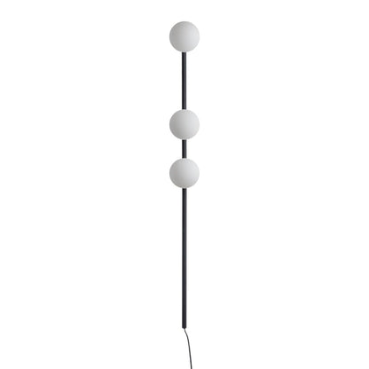 Candied Balls Wall Light | Metal & Glass | Gold/Black/White