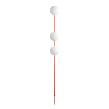 Candied Balls Wall Light | Metal & Glass | Gold/Black/White