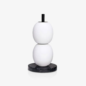 Candied Haws Table Lamp | Marble, Glass | White