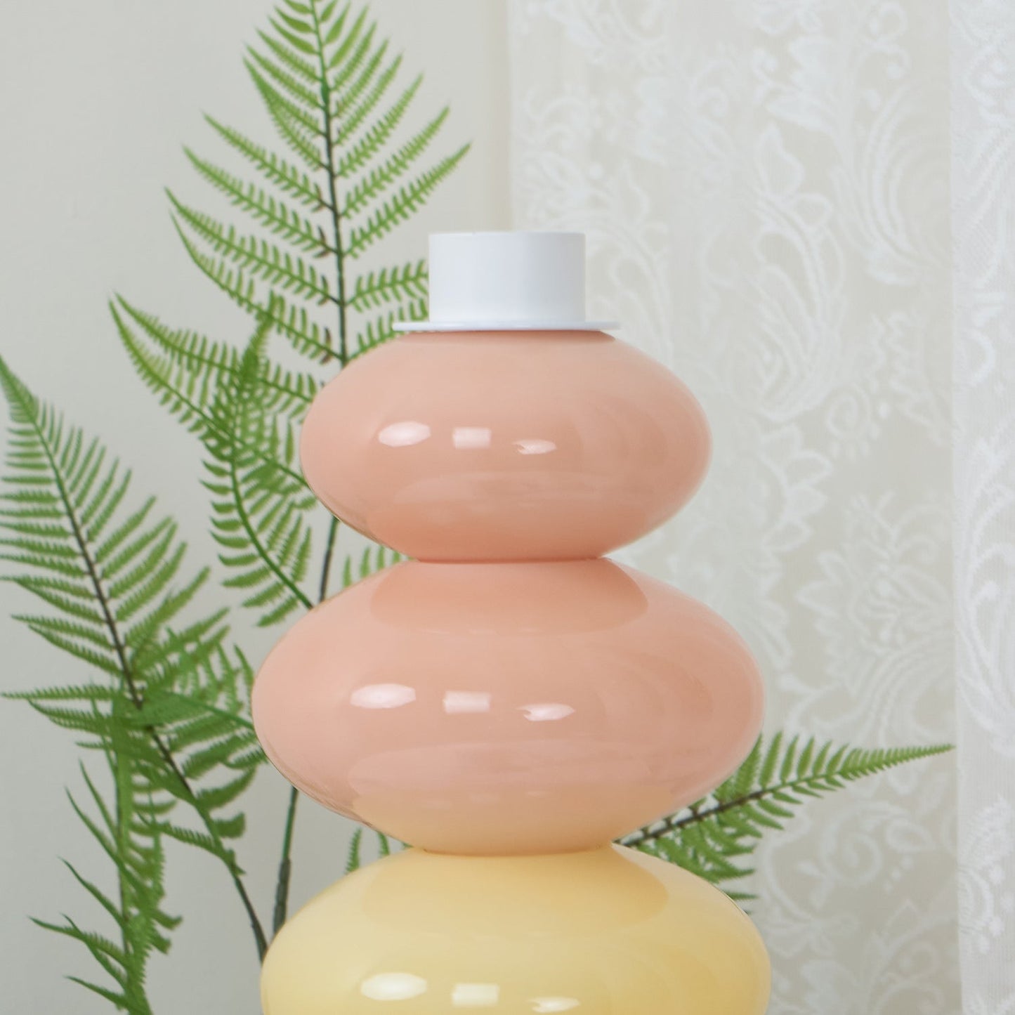 Candy Table Lamp | Colorful Marble & Glass | 20cm Diameter