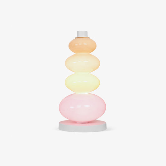 Candy Table Lamp | Colorful Marble & Glass | 20cm Diameter