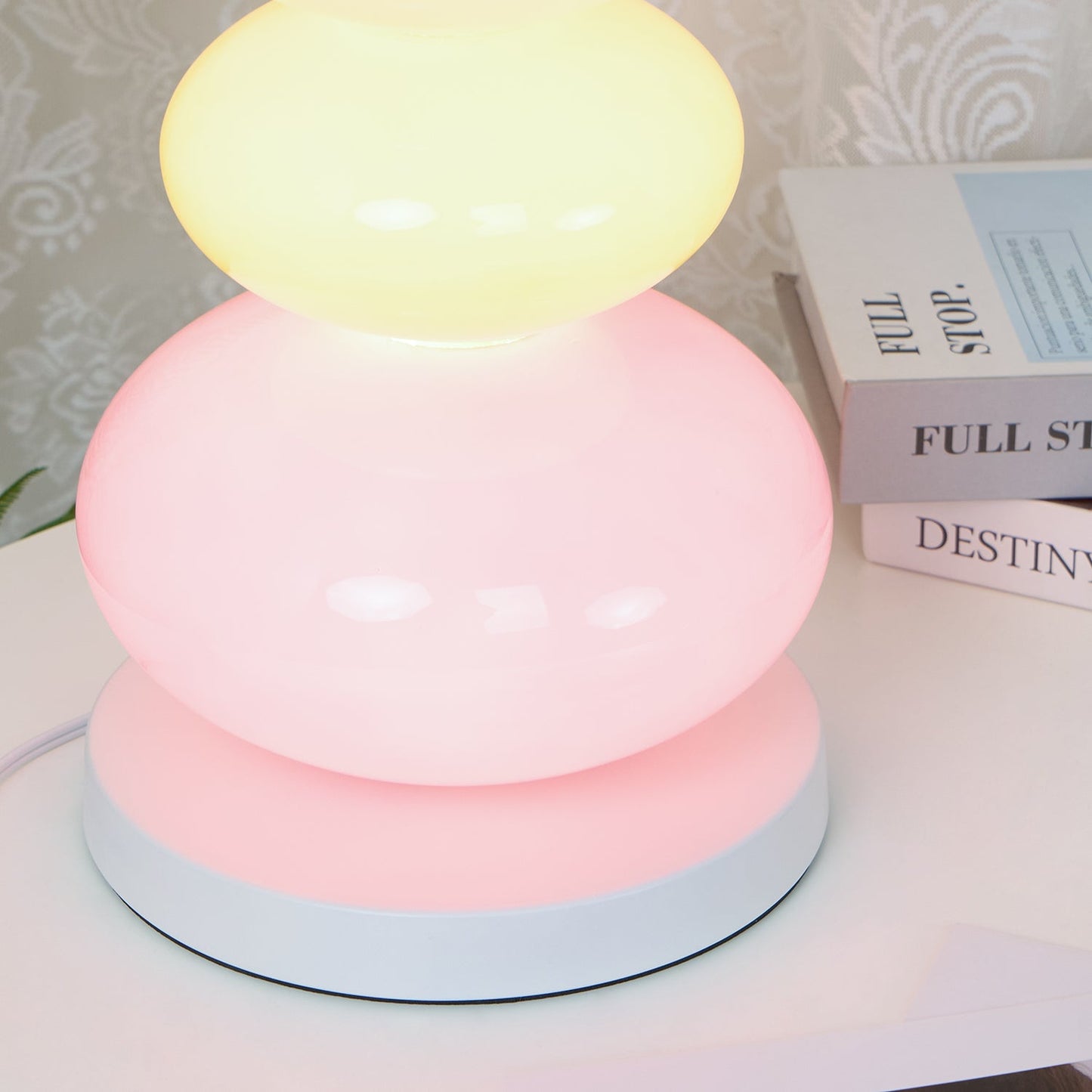 Candy Table Lamp | Colorful Marble & Glass | 20cm Diameter