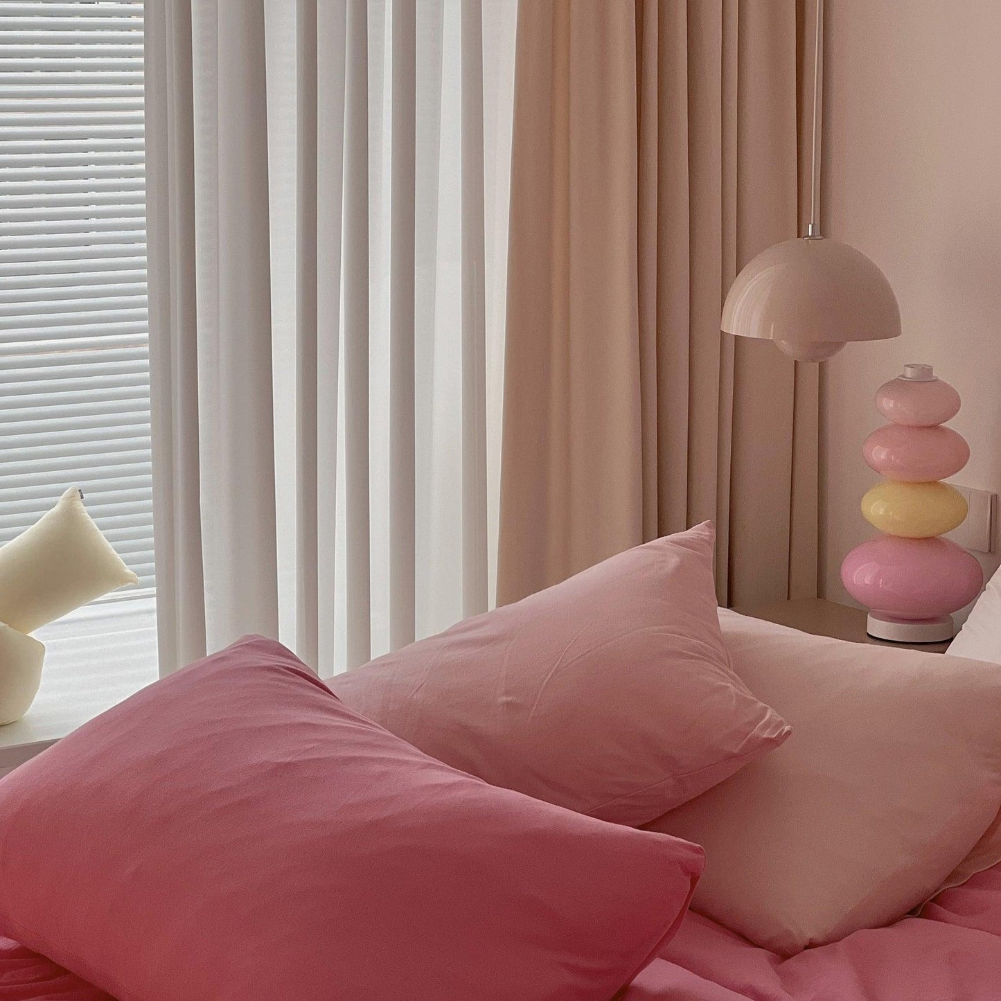 Candy Table Lamp | Colorful Marble & Glass | 20cm Diameter