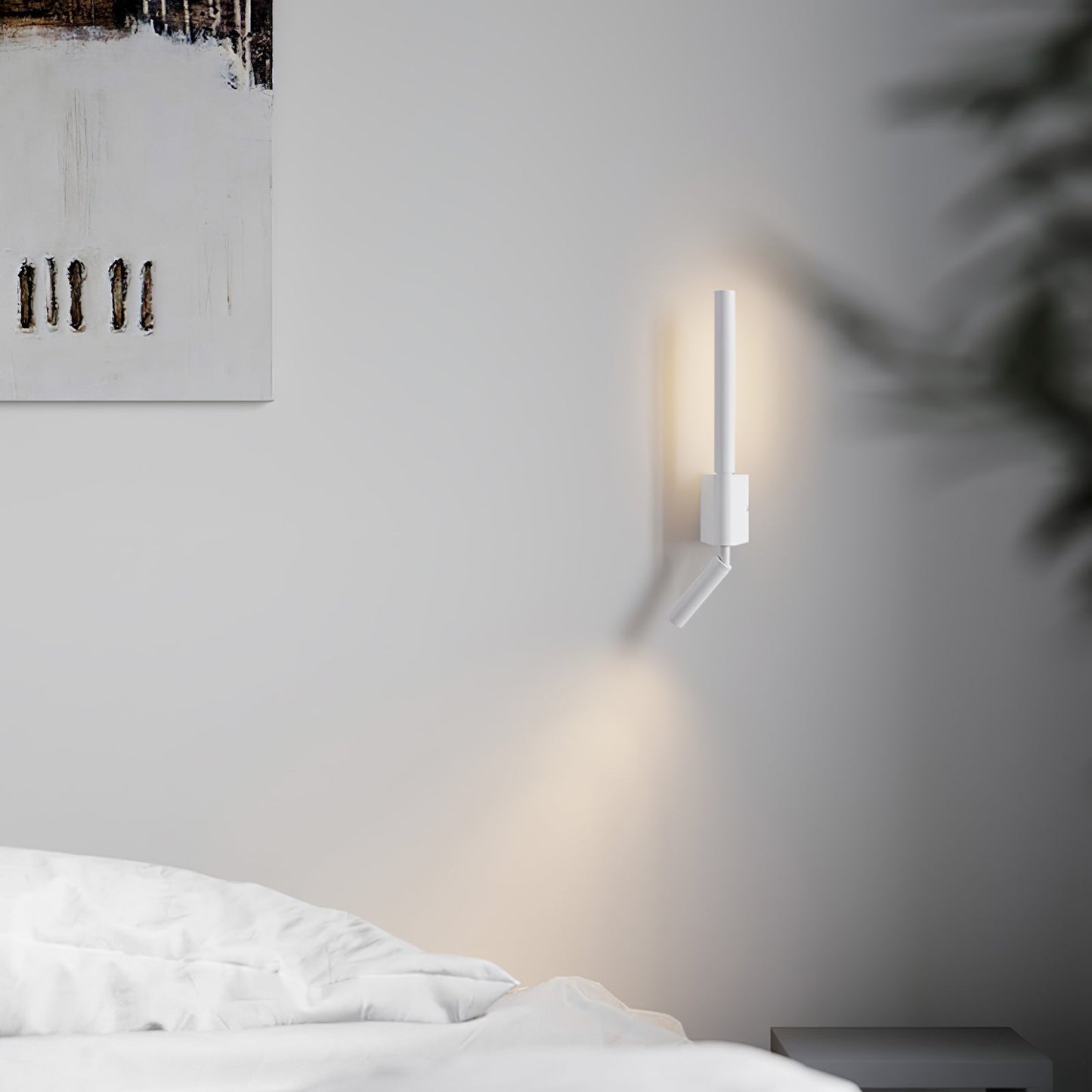 Canut LED Wall Light | Metal | Black and White