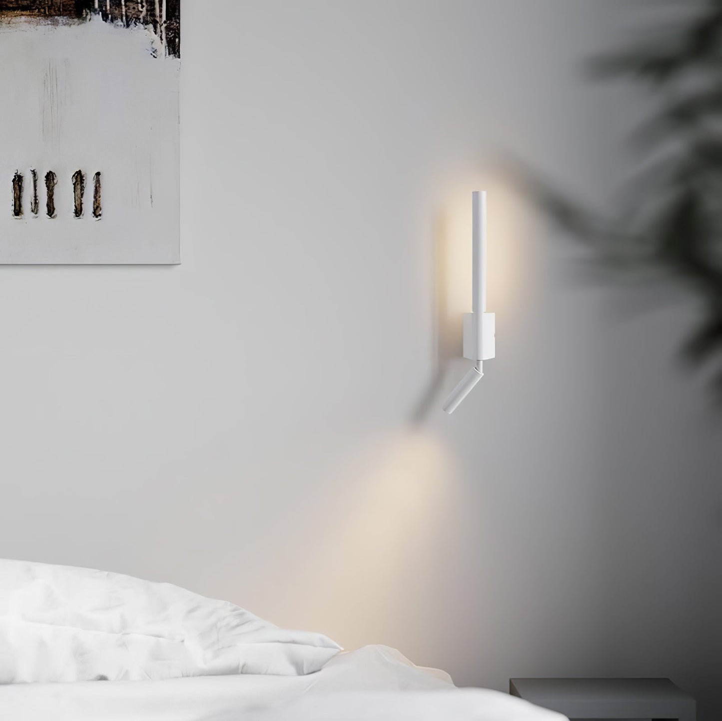 Canut LED Wall Light | Metal | Black and White
