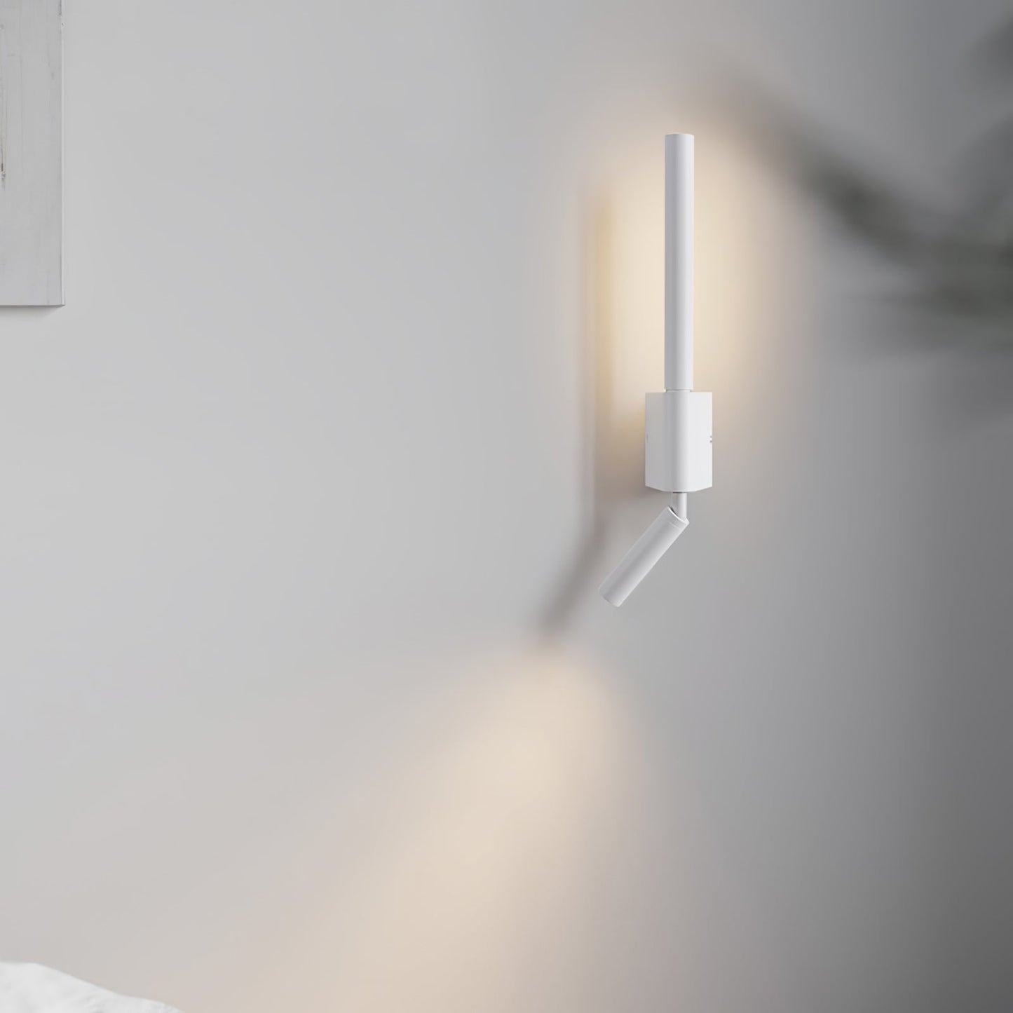 Canut LED Wall Light | Metal | Black and White