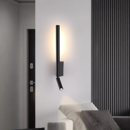 Canut LED Wall Light | Metal | Black and White