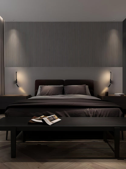 Canut LED Wall Light | Metal | Black and White