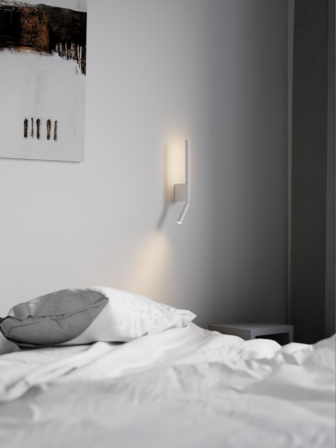 Canut LED Wall Light | Metal | Black and White