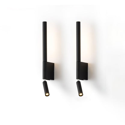 Canut LED Wall Light | Metal | Black and White