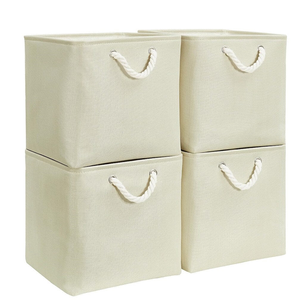 Fabric Storage Baskets | Set of 3 | 30cm Cube