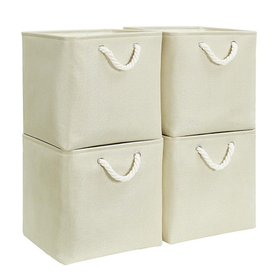 Fabric Storage Baskets | Set of 3 | 30cm Cube