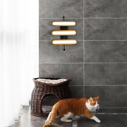 Capsule Wall Lamp | Metal & Glass | Gold or Black