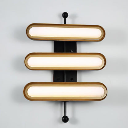 Capsule Wall Lamp | Metal & Glass | Gold or Black